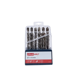 Metāla urbju komplekts HAUSHALT, 25 gab., 1–13 mm