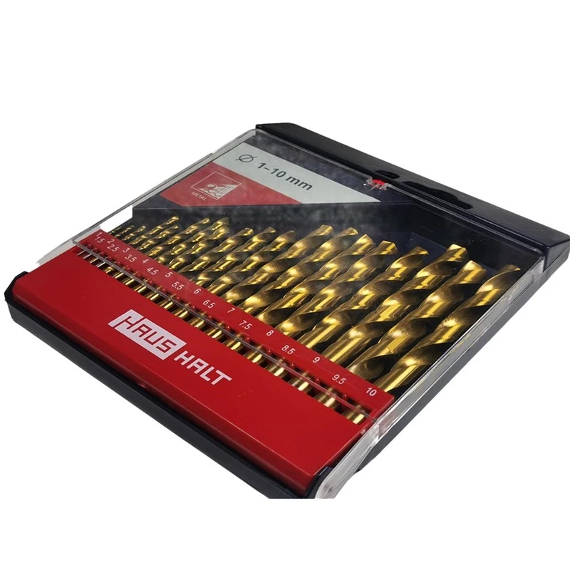 Metāla urbju komplekts HAUSHALT, 19 gab., 1–10 mm