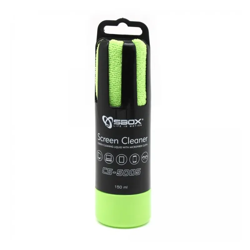 Sbox CS-5005G Screen Cleaner 150ml Green