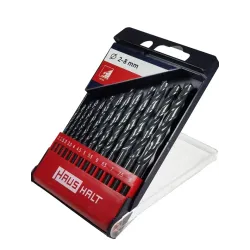 HAUSHALT Metal Drill Bit Set, 13 pcs, 2–8 mm