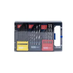 Grąžtų komplektas Haushalt 3542004, medienai-metalas-betonui, tiesus, 3 mm x 13.3 cm