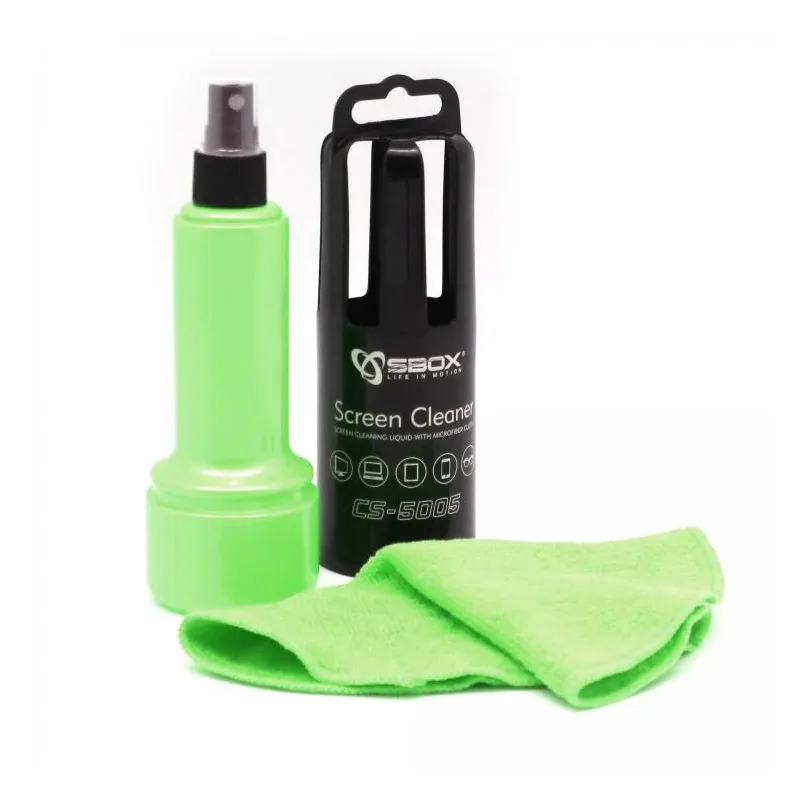 Sbox CS-5005G Screen Cleaner 150ml Green