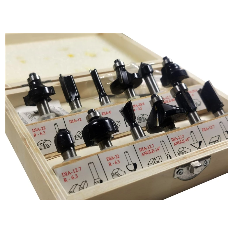 Koka frēžu komplekts 12 gab. 8mm