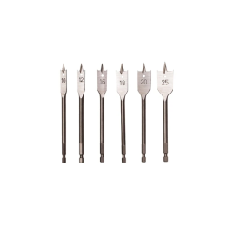 HAUSHALT spārnoto urbju komplekts. 10-25mm 6gab