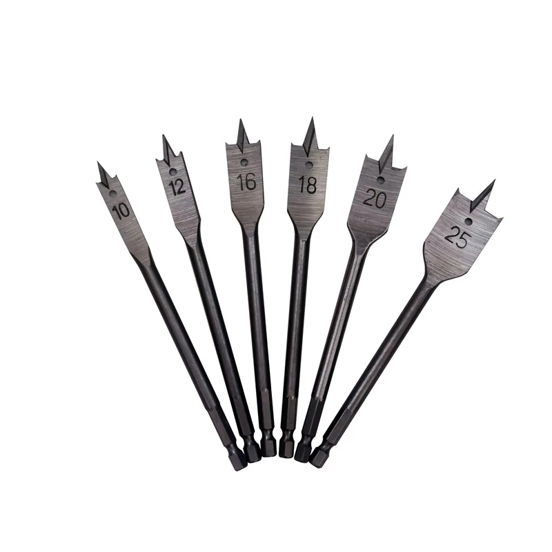 HAUSHALT spārnoto urbju komplekts. 10-25mm 6gab