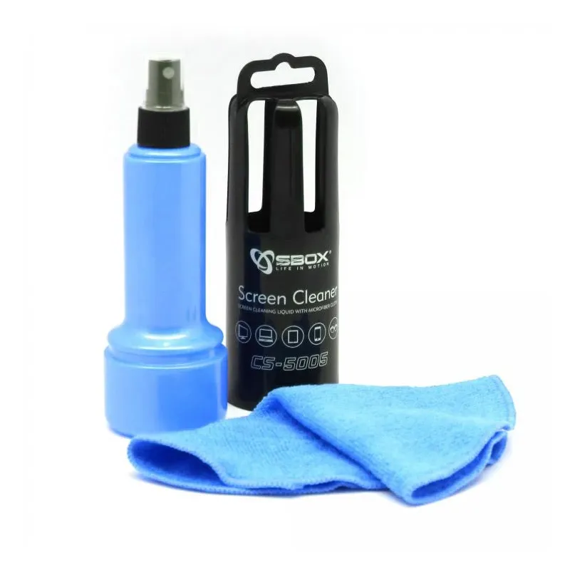 Sbox CS-5005B Screen Cleaner 150ml Blue