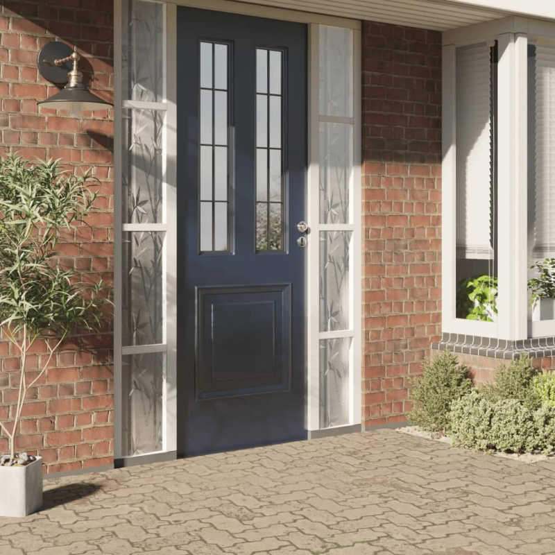 vidaXL loga plēve, matēta, bambusa raksts, 45x500 cm, PVC