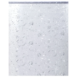 vidaXL loga plēve, matēta, puķes raksts, 45x500 cm, PVC