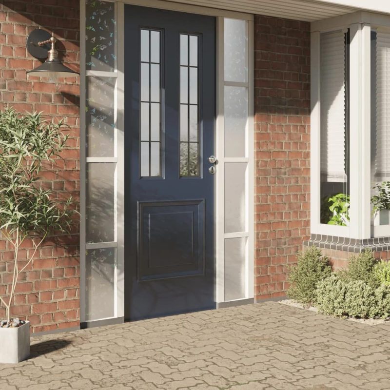 vidaXL loga plēve, matēta, varavīksnes raksts, 90x500 cm, PVC