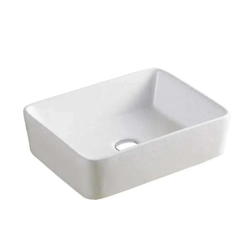 Vannas istabas izlietne Domoletti ACB8025, keramika, 48 cm x 37.5 cm x 13.5 cm, balta krās.