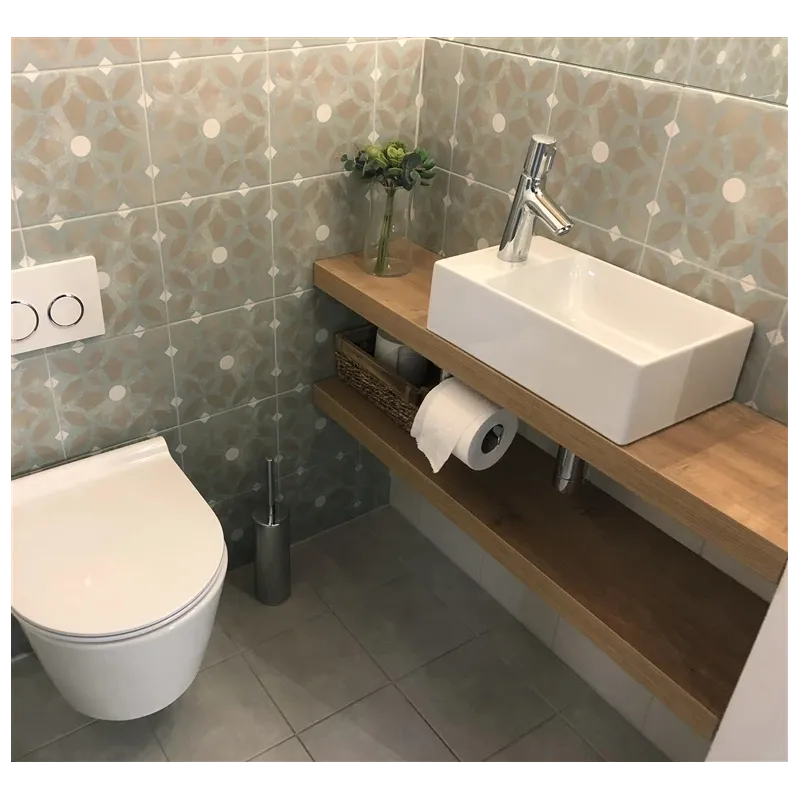 Vannas istabas izlietne Domoletti ACB9033, keramika, 41.2 cm x 22 cm x 9 cm, balta krās.