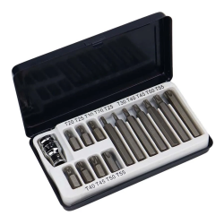 Uzgaļu komplekts HAUSHALT YF-40029, 1-2" 15 gab.