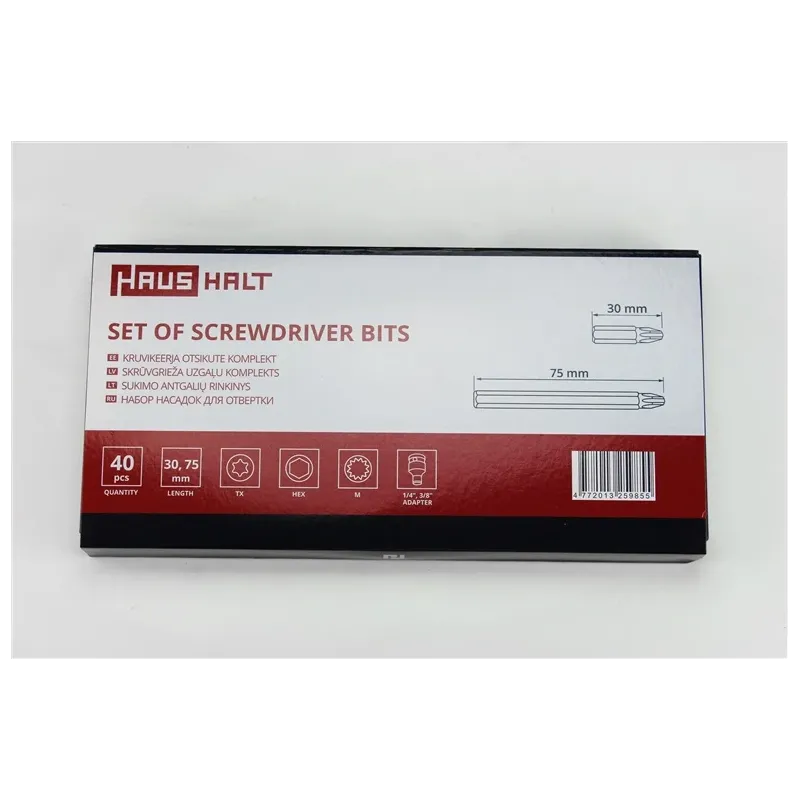 Otsikute komplekt Haushalt YF-40030, 1-4, 3-8