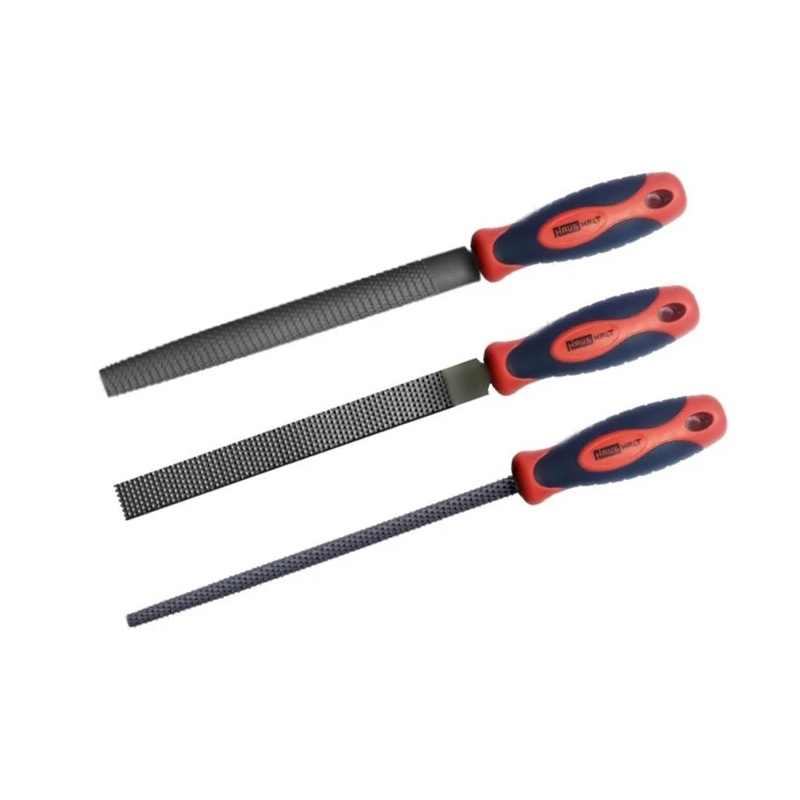 Kokapstrādes failu komplekts, 3 gab., 200mm, Haushalt