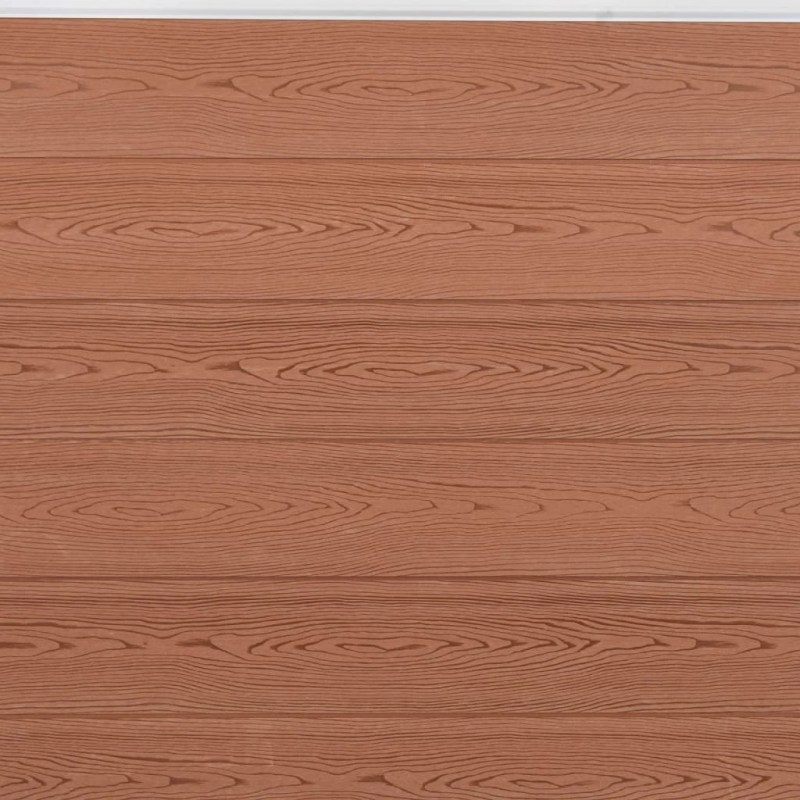 vidaXL žoga paneļu komplekts, brūns, 353x186 cm, WPC