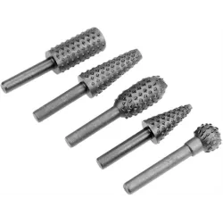 Wood files set 104.005 rotary. 5 pcs.