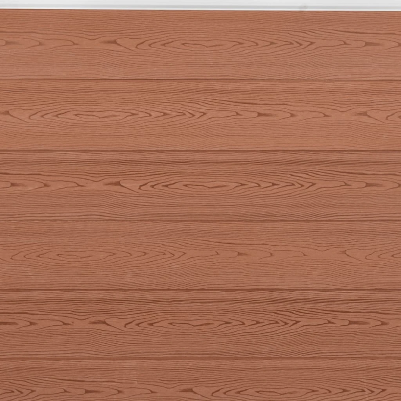 vidaXL žoga paneļu komplekts, brūns, 699x186 cm, WPC