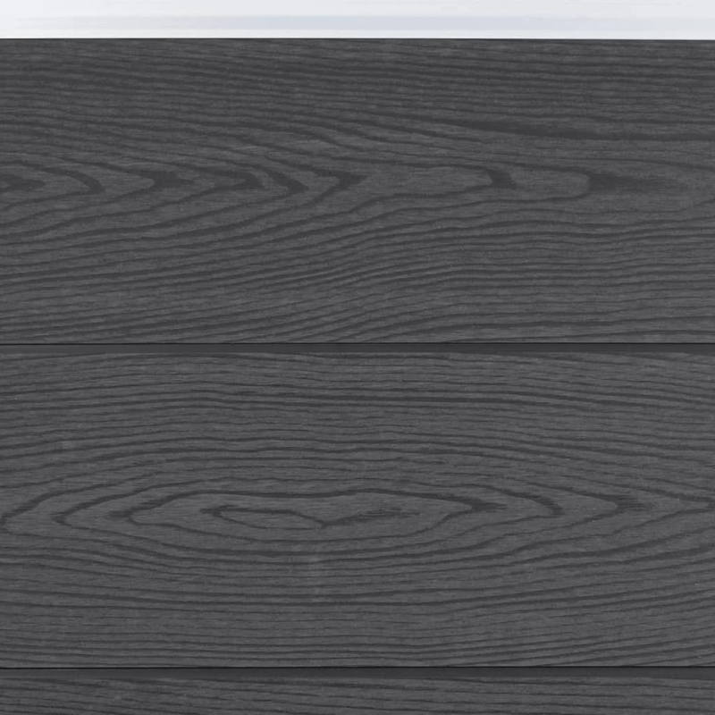 vidaXL žoga paneļu komplekts, pelēks, 699x186 cm, WPC