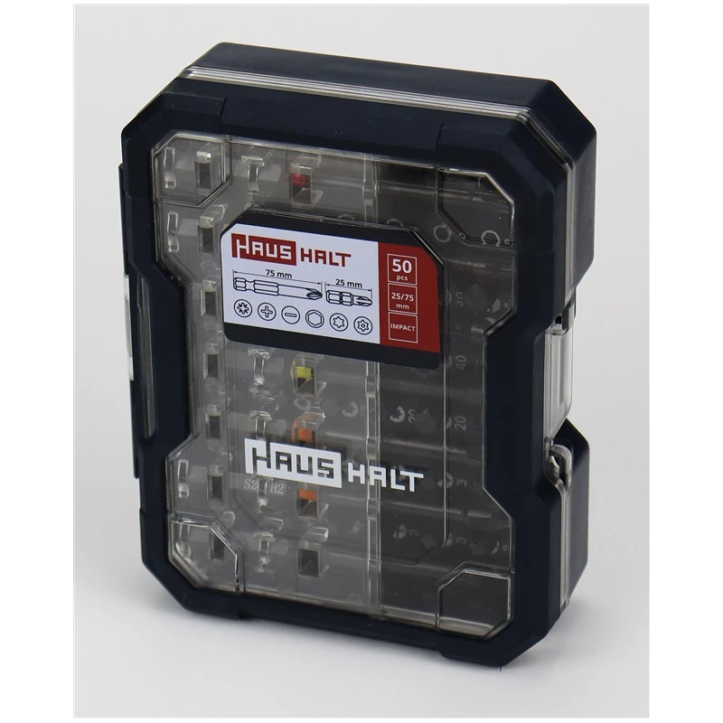 HAUSHALT smūgvielu uzgaļu komplekts 50 gab. 25mm. 50mm