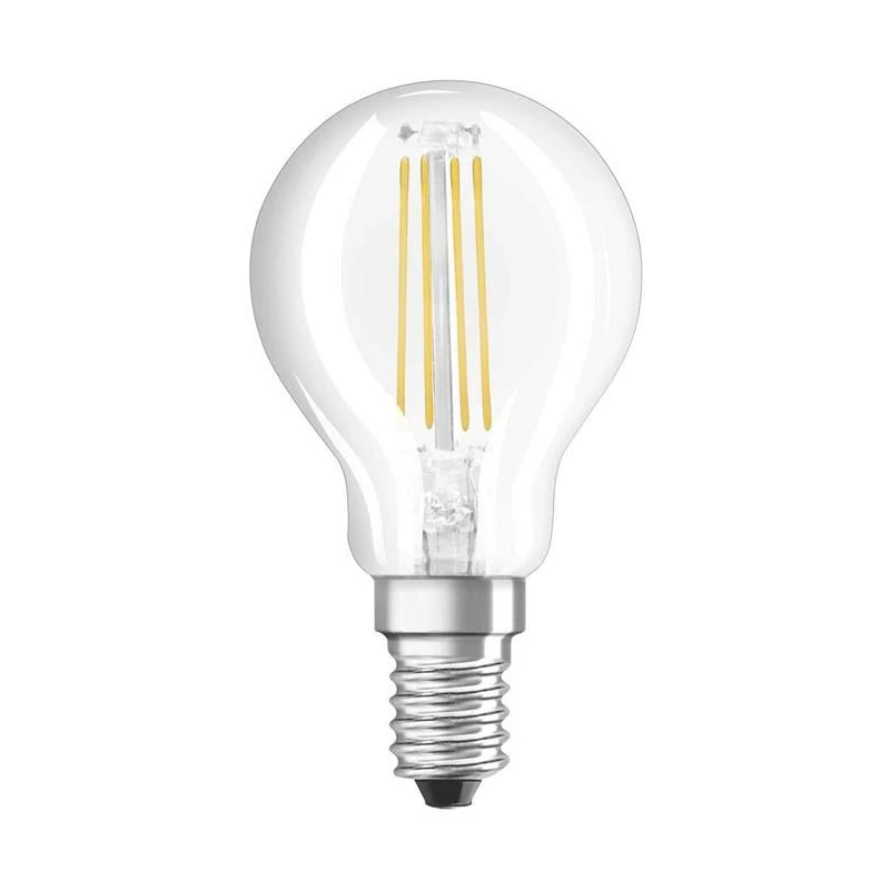 Led spuldze p45 4.3w e14 2700k 470lm fil
