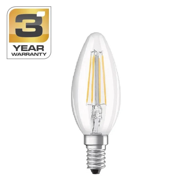 Spuldze Standart LED, B35, 2700 °K, E14, 4.3 W, 470 lm