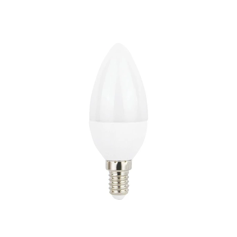 Led spuldze c37 4we14 340lm 3000k matēta