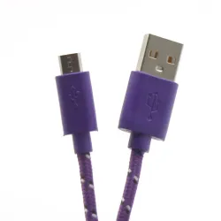Sbox USB- Micro USB 1M USB-1031U purple