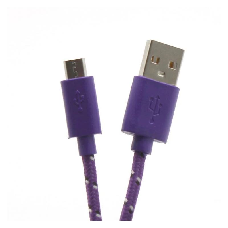 Sbox USB- Micro USB 1M USB-1031U purple