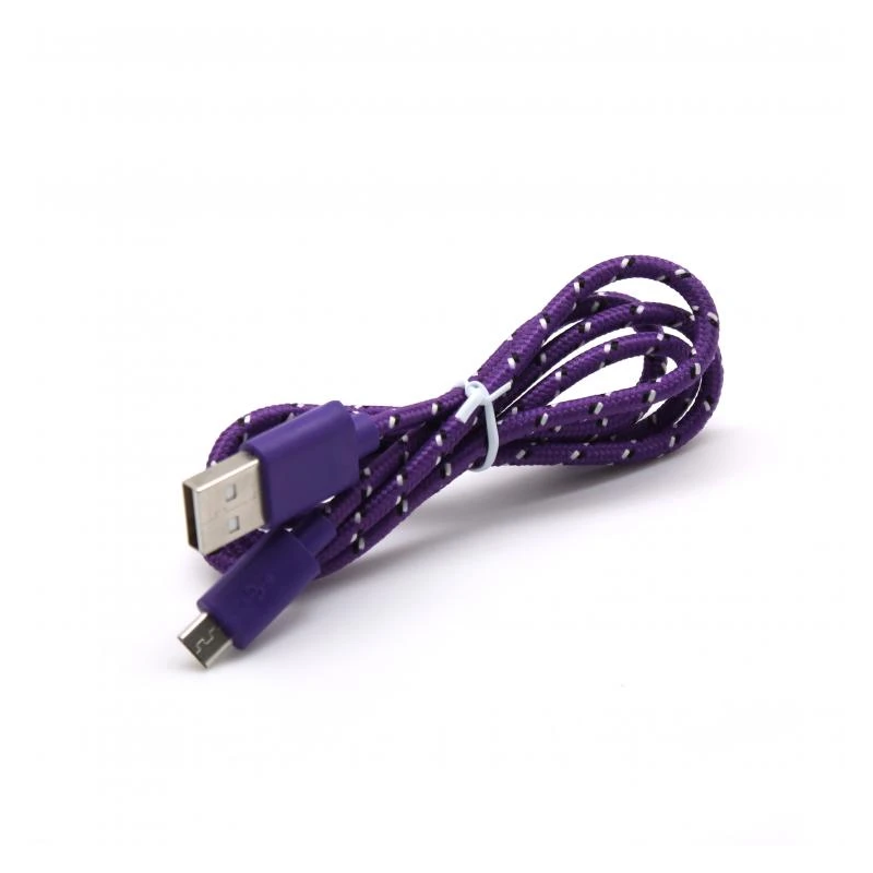 Sbox USB- Micro USB 1M USB-1031U purple