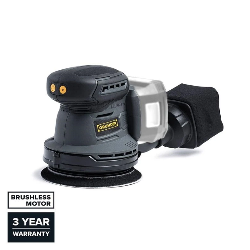 Akumulatora ekscentriskais slīpētājs GRUNDER RO-B1118E, 18 V