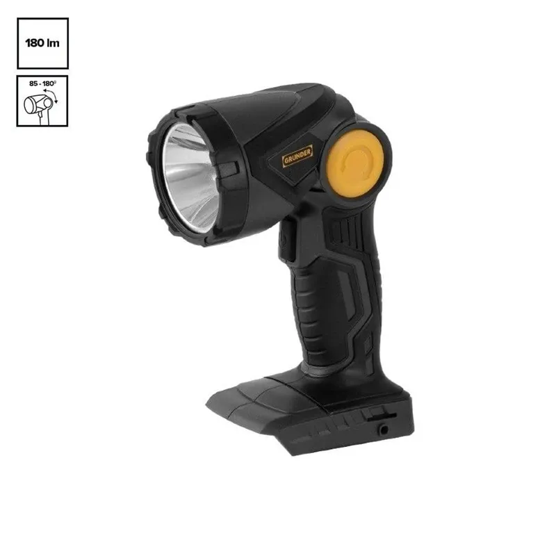 Akumuliatorinis prožektorius GRUNDER CL-L0318. 18 V
