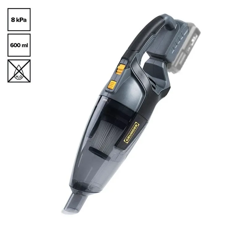 Belaidis dulkių siurblys Grunder ZS-J180201 18V, 0.6 l