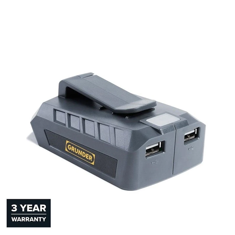 Akumulatora adapteris GRUNDER ADP-01, 18 V, 2 A