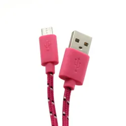 Sbox USB- Micro USB 1M USB-1031P pink