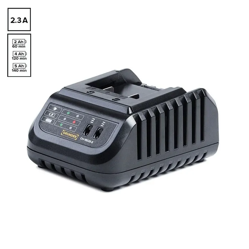 Akumuliatoriaus įkroviklis Grunder CH-1802E-E, 18 V, 2.4 A