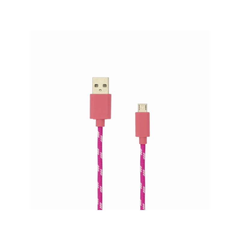 Sbox USB- Micro USB 1M USB-1031P pink