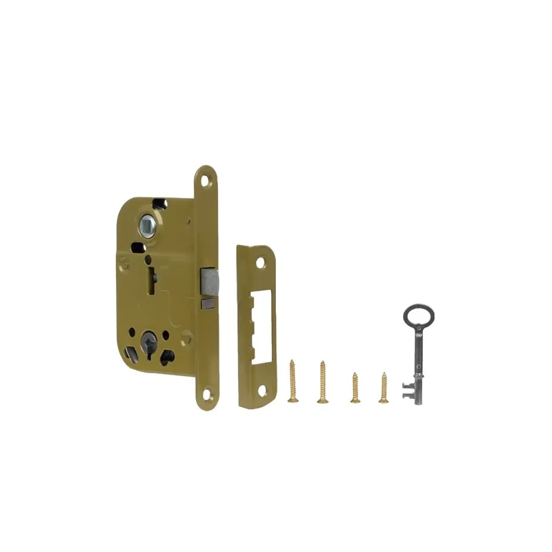 Įleidžiamoji spyna. 2014+0068. ruda