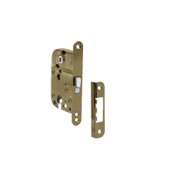 Recessed lock. 2018+0068 without cylinder. brown