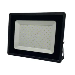 Prožektorius be judesio daviklio, tvirtinamas prie sienos Okko E011EI E013EI, 100 W, 8500 lm, 4000 °K, IP65, juoda sp.