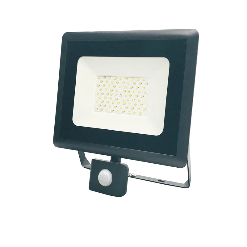 Āra prožektors LED 70W 5950lm IP65 ar kustības sensoru