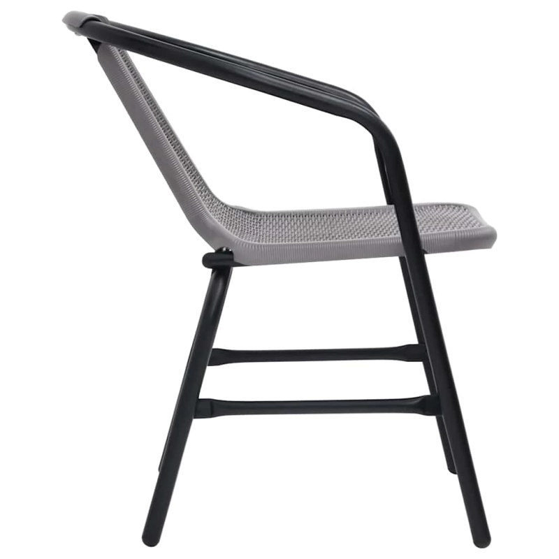 vidaXL 9-daļīgs virtuves mēbeļu komplekts ar matračiem, PE rotangpalma