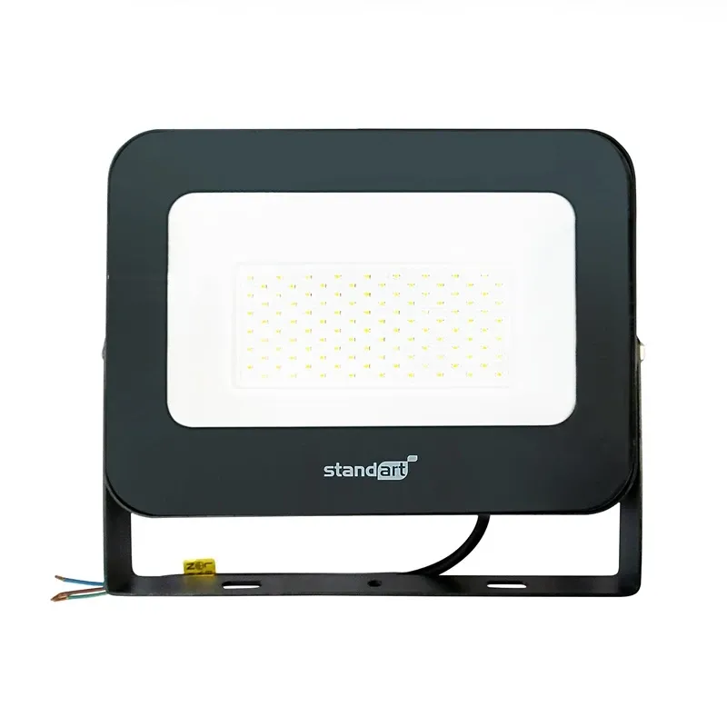 Prožektorius be judesio daviklio, tvirtinamas prie sienos Standart E024EI E024EI, 100 W, 8500 lm, 4000 °K, IP65, pilka sp.
