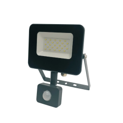 Āra prožektors LED 20W 1600lm IP65 ar kustības sensoru