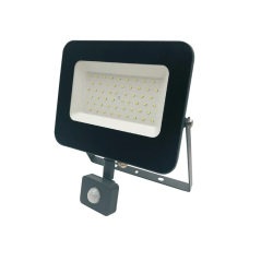 Āra prožektors LED 50W 4250lm IP65 ar kustības sensoru