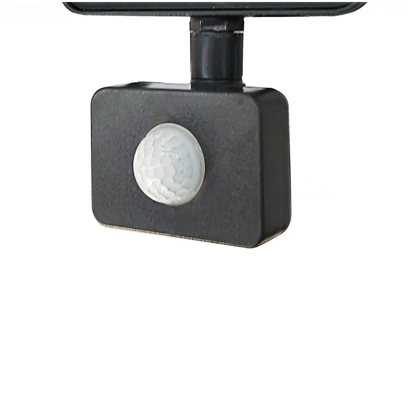 Prožektors ar kustības sensoru, stiprināms pie sienas Standart E024EI E024EIS, 50 W, 4250 lm, 4000 °K, IP65, pelēka krās.