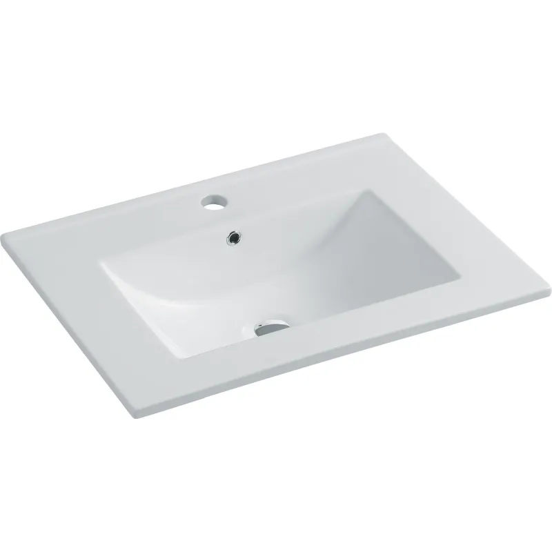 Vannas istabas izlietne Domoletti ACB7607, keramika, 71.1 cm x 46 cm x 10 cm, balta krās.