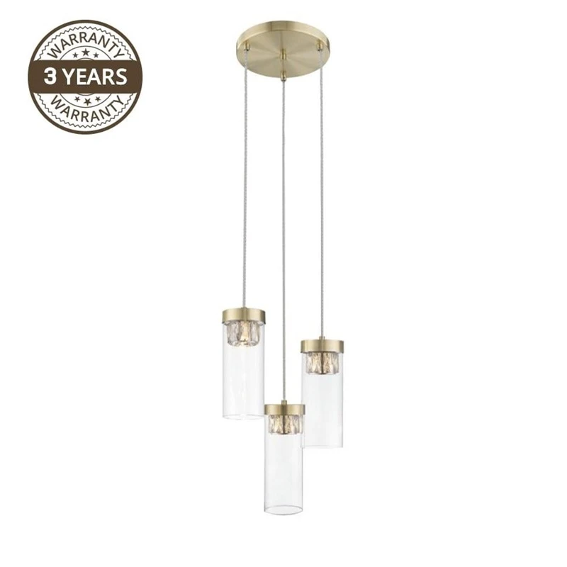 Izsmalcināta lampa DOMOLETTI PORTO 20101AB-3Y. 3×25 W. G9