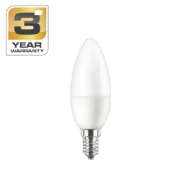 Лампочка Standart Встроенная LED, B35, 4000 °К, E14, 6 Вт, 620 лм
