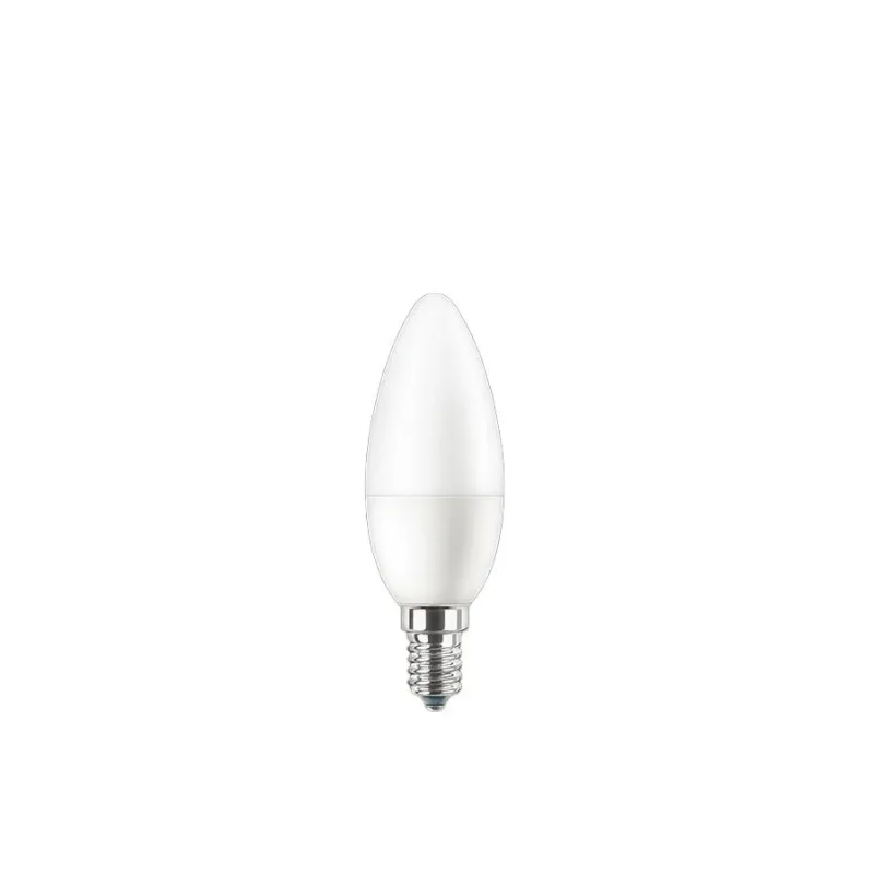 Spuldze Standart Integrētā LED spuldze, B35, 4000 °K, E14, 6 W, 620 lm