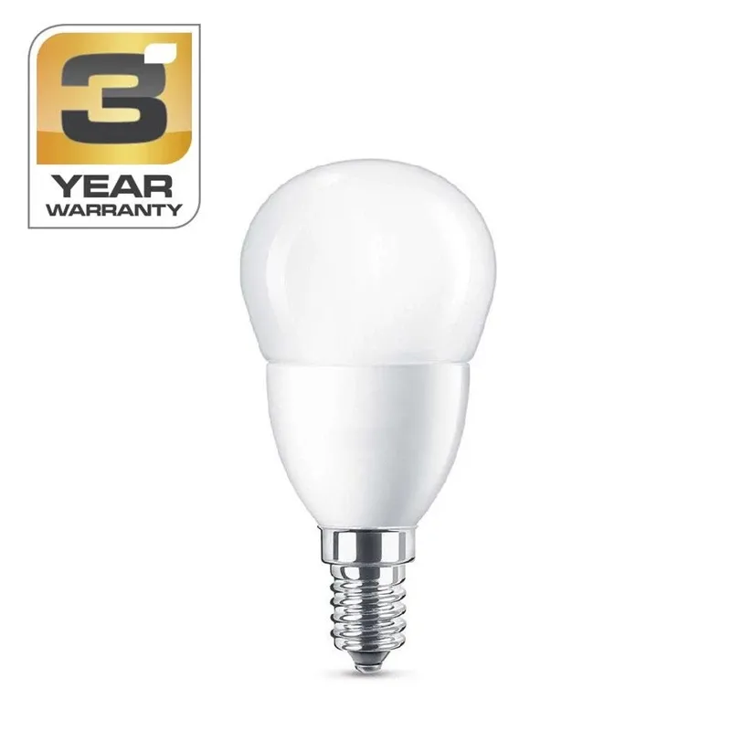 Spuldze Standart Integrētā LED spuldze, P48, 4000 °K, E14, 7 W, 806 lm